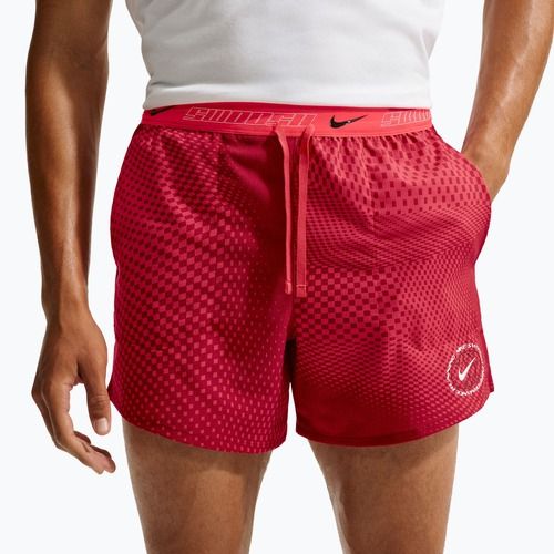 Herren-Laufshorts Nike Stride fusion red