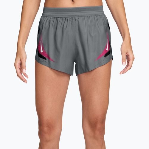 Damen-Laufshorts Nike AeroSwift iron grey/white