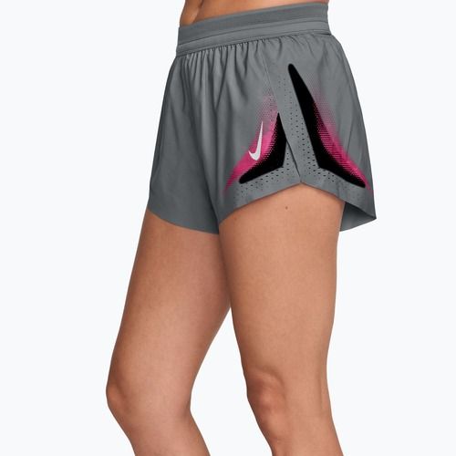 Damen-Laufshorts Nike AeroSwift iron grey/white