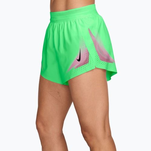 Damen-Laufshorts Nike AeroSwift illusion green/black
