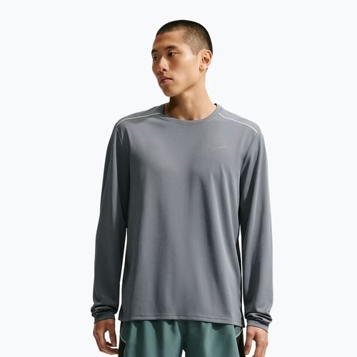 Lauf-Langarmshirt für Herren Nike Miler Dri-Fit UV smoke grey
