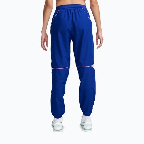 Damenhose Nike Swoosh Dri-Fit old royal/football grey/pink rise