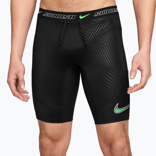 Herren-Laufshorts Nike Stride black/illusion green