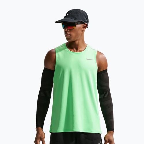 Herren-Laufshirt Nike Miler illusion green