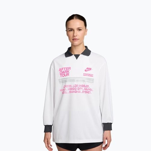 Damen-Laufshirt mit langen Ärmeln Nike After Dark Tour white/anthracite
