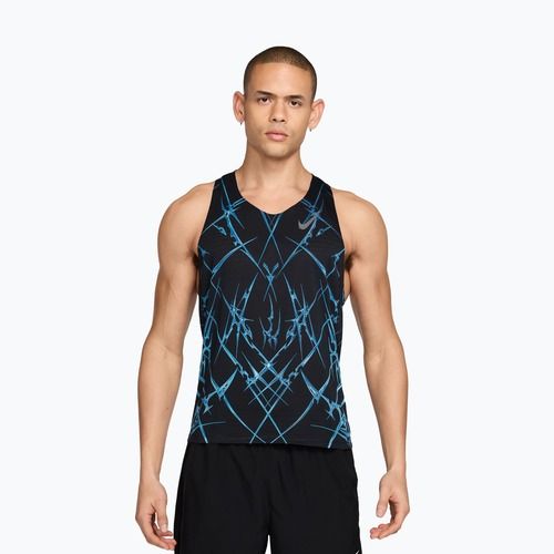 Herren-Laufshirt Nike AeroSwift black/white