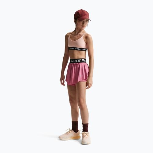 Kindershorts Nike Pro Dri-Fit 2in1 peony/black/white