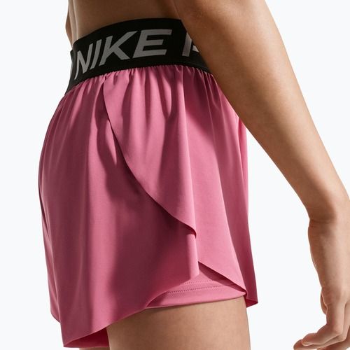 Kindershorts Nike Pro Dri-Fit 2in1 peony/black/white