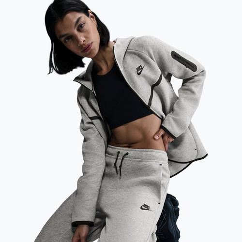 Damenhose Nike Sportswear Tech Fleece Mid-Rise dark grey heather/black