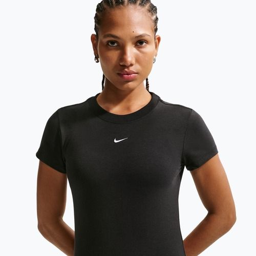 Damen-T-Shirt Nike Sportswear Chill Knit black/white