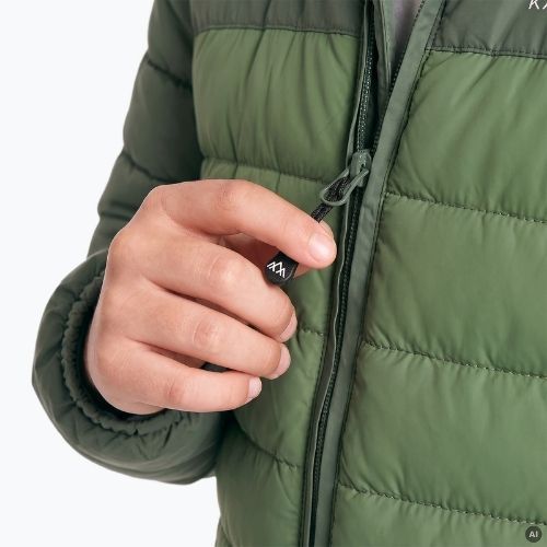Kinderwattierte Jacke KADVA Snoway JRG grün