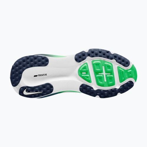 Nike Vomero 18 Laufschuhe weiß/grün spark/midnight navy