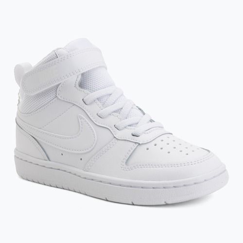 Kinderschuhe Nike Court Borough Mid 2 white/white/white
