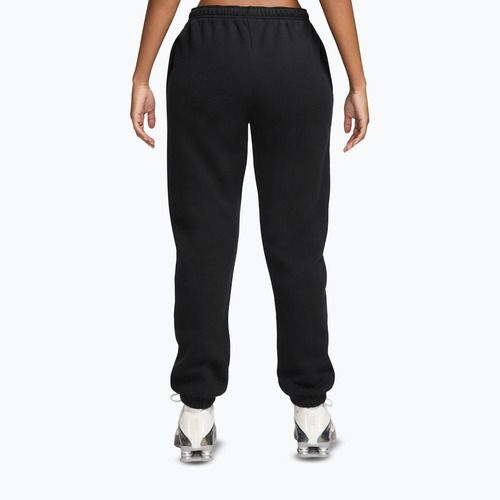 Damenhose Nike Studio Fleece total black/sail