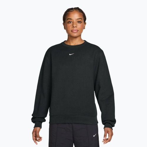 Damenpullover Nike Studio Fleece total black/sail