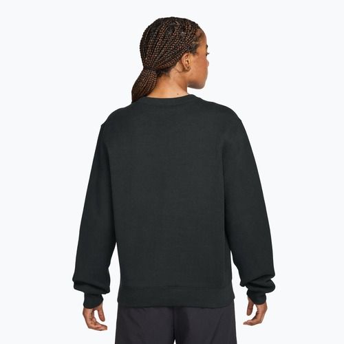 Damenpullover Nike Studio Fleece total black/sail