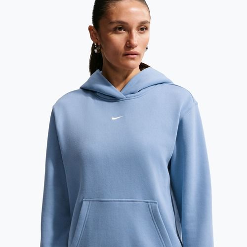 Damenpullover Nike Studio Fleece work blue/sail