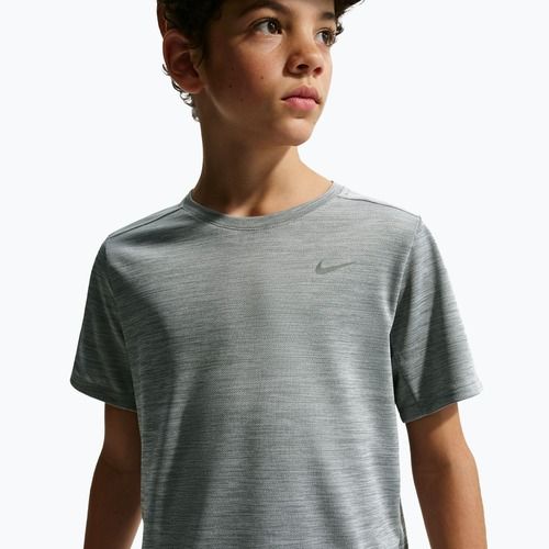 Kinder-Shirt Nike Miler smoke grey/heather