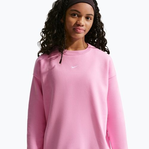 Kinder-Sweatshirt Nike Sportswear Studio pink rise/white