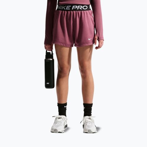 Kindershorts Nike Pro Fleece pink smoke/pink smoke/black/white