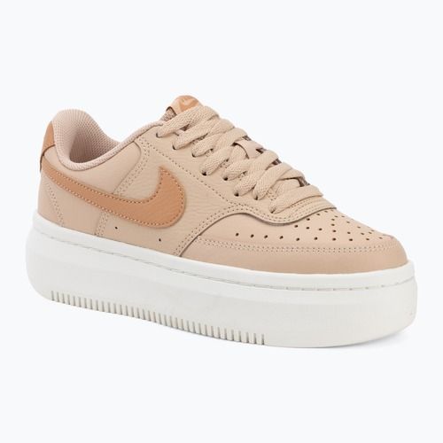 Damen-Schuhe Nike Court Vision Alta shimmer/sail/light cognac
