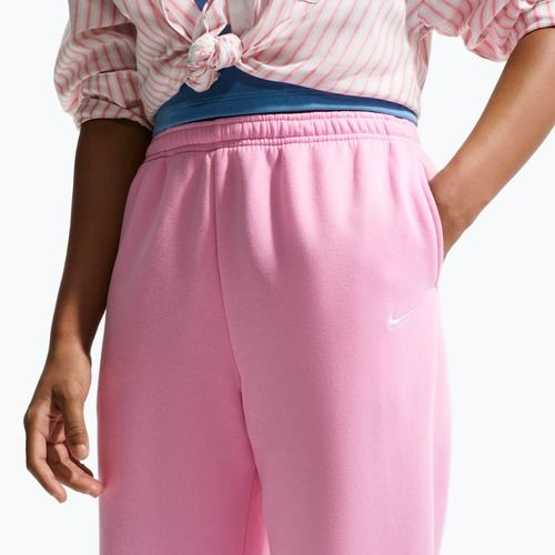 Kinderhose Nike Sportswear Studio Fleece pink rise/white