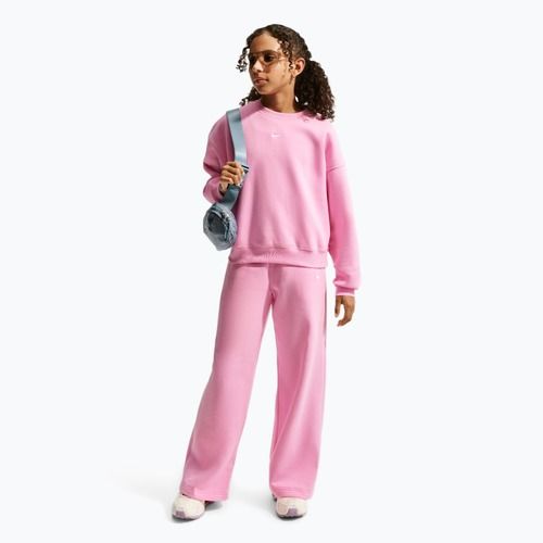Kinder-Sweatshirt Nike Sportswear Studio pink rise/white