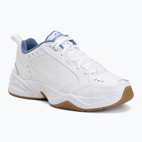 Herren Trainingsschuhe Nike Air Monarch IV white/indigo storm/gum light brown/white