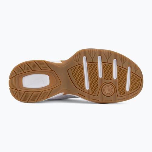 Herren Trainingsschuhe Nike Air Monarch IV white/indigo storm/gum light brown/white