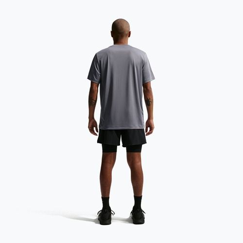 Trainings-T-Shirt Herren Nike Dri-FIT Training T-Shirt smoke grey/black