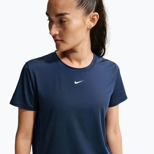 Damen-Trainingsshirt Nike One Classic midnight navy/white
