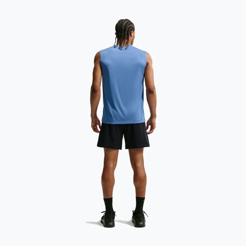 Trainings-T-Shirt Herren Nike Dri-FIT Sleeveless Training Top indigo storm/white