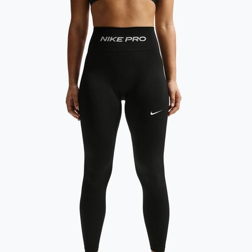 Damenleggings Nike Pro Seamless black/white
