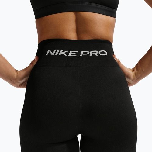 Damenleggings Nike Pro Seamless black/white