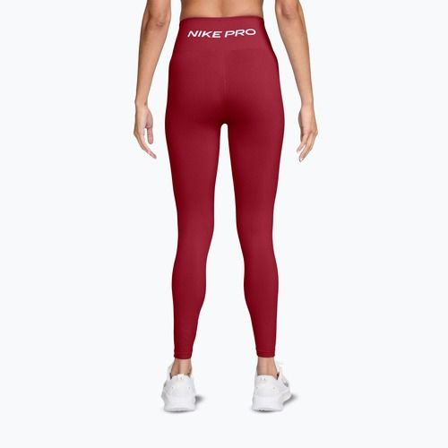 Damenleggings Nike Pro Seamless tough red/white