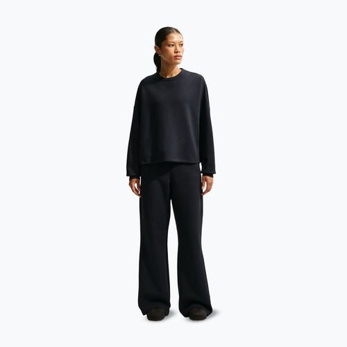 Damen-Trainingssweatshirt Nike 24.7 ImpossiblySoft Black/Dark Smoke Grey