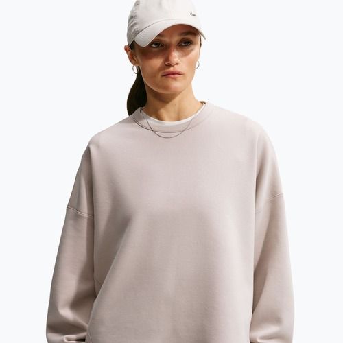 Damen-Trainingssweatshirt Nike 24.7 ImpossiblySoft Cream Ii/Cream Ii/College Grey