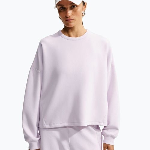 Damen-Trainingssweatshirt Nike 24.7 ImpossiblySoft Bleached Lilac/Platinum Violet
