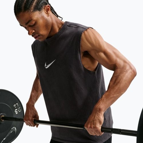 Trainings-T-Shirt Herren Nike Sleeveless T-Shirt black/white