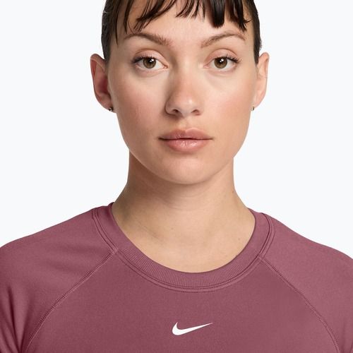 Damen-Trainingsshirt Nike Pro Seamless pink smoke/white