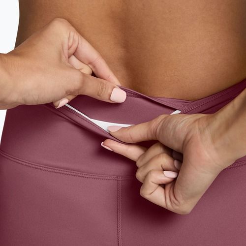 Damen Trainingsshorts Nike One pink smoke/white