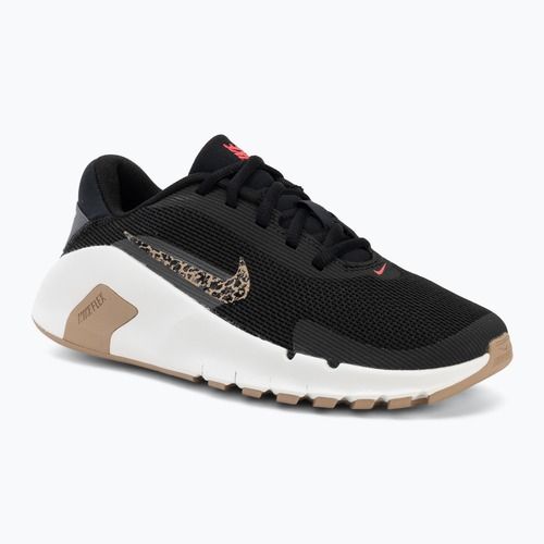 Damen Trainingsschuhe Nike Flex Train Print black/iron grey/sail/multi color