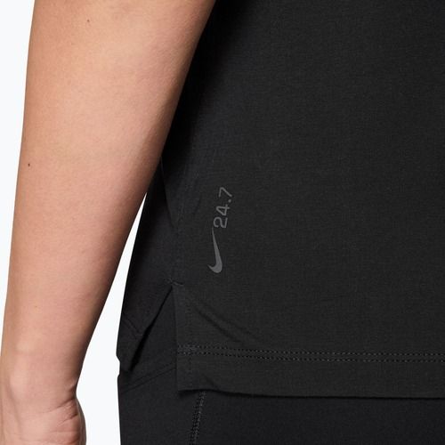 Damen-Trainingsshirt Nike 24.7 ImpossiblySoft Light black/dark smoke grey