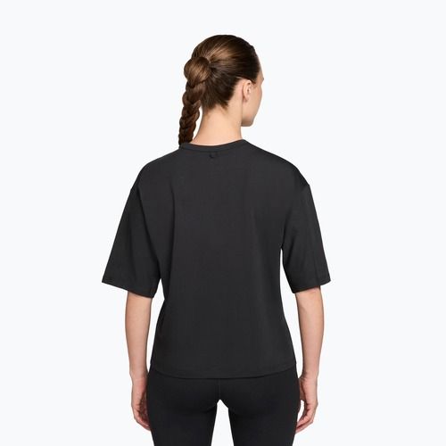 Damen-Trainingsshirt Nike 24.7 ImpossiblySoft Light black/dark smoke grey