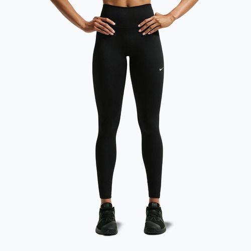 Damenleggings Nike One black/black/university red/white