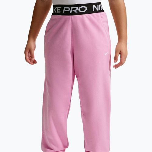 Kinderhose Nike Pro Fleece pink rise/pink rise/black/white