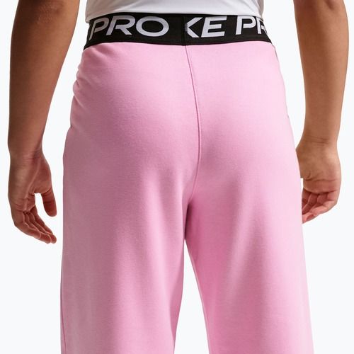 Kinderhose Nike Pro Fleece pink rise/pink rise/black/white