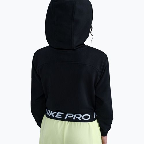 Kinder-Sweatshirt Nike Pro Fleece black/black/black/white
