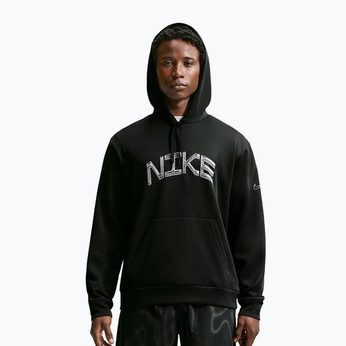 Herren-Trainingssweatshirt Nike Dri-FIT UV Pullover Hoodie black/white