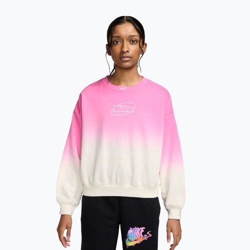 Kinder-Sweatshirt Nike Sportswear Studio sail/playful pink/white